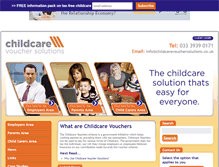 Tablet Screenshot of childcarevouchersolutions.co.uk